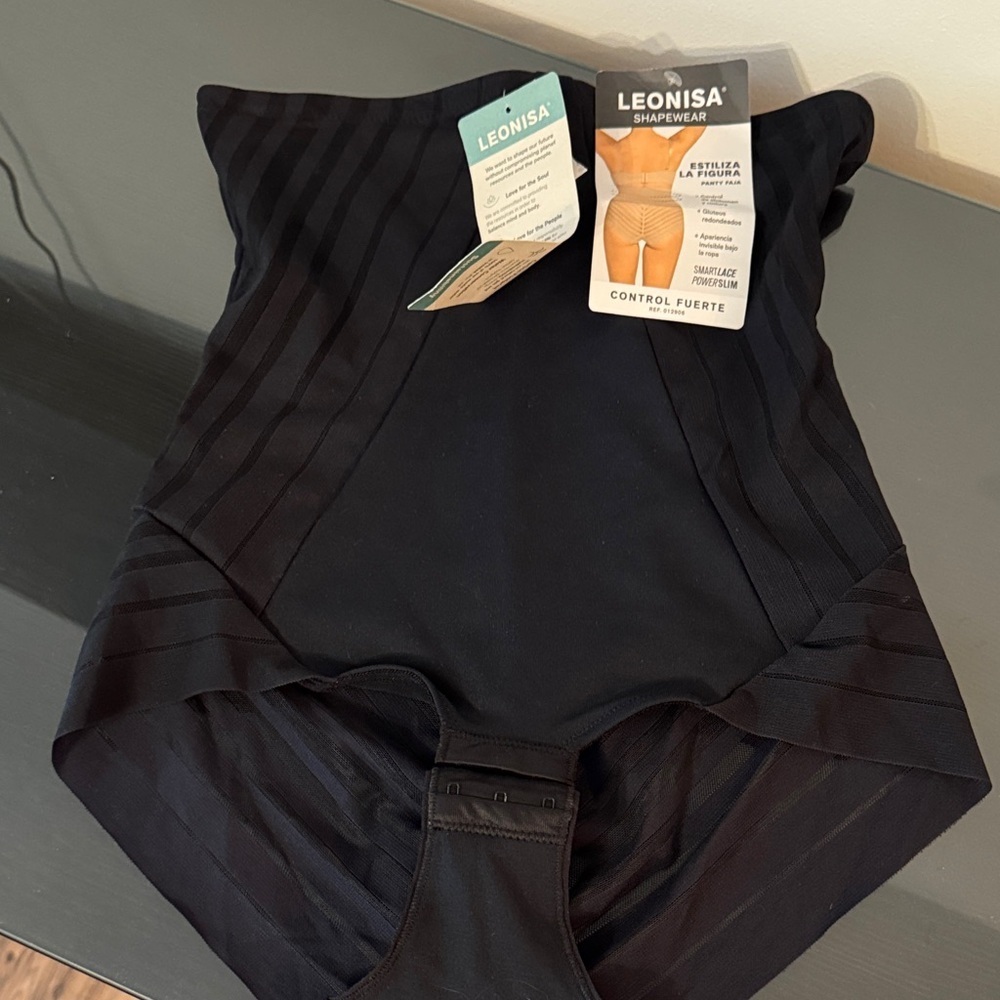 Leonisa High-Waist Control Shapewear Brief - Black